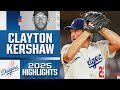 Highlights from Clayton Kershaw’s final MLB season 👏 (Won 2025 World Series with Dodgers)