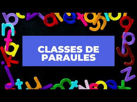 Classes de paraules