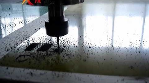 CNC router engraving on plastic, china cnc router