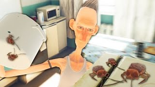 НАШЕСТВИЕ ТАРАКАНОВ СВЕЛО С УМА ДЕДА! COCKROACH SIMULATOR (СИМУЛЯТОР ТАРАКАНА) screenshot 5