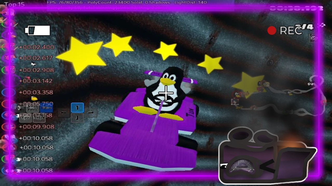 [ Fail ] SuperTuxKart 1.5 + Online - First-person View Mode pt3