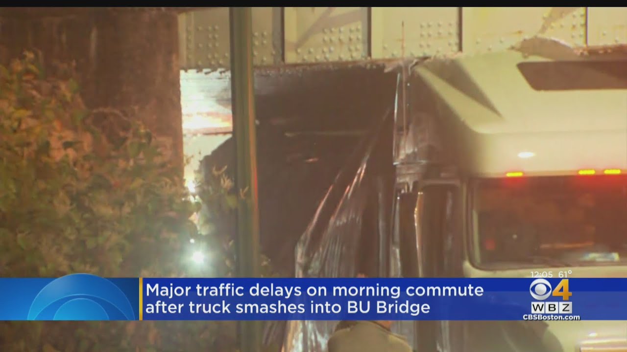 Soldiers Field Road open after Storrowed truck is cleared YouTube