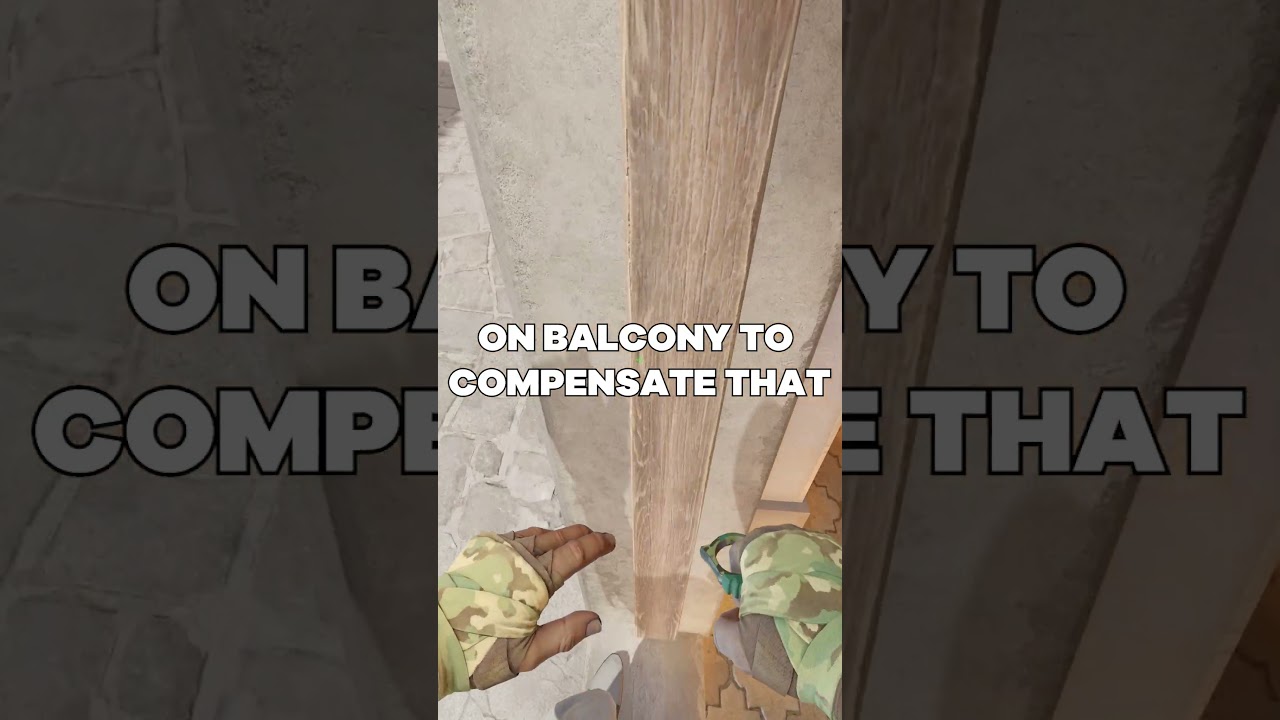 TWO NEW BALCONY MOLOTOVS INFERNO CS2! #shorts  #cs2 #csgo