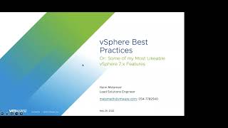 vSphere Best Practices