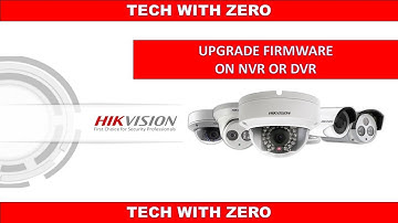 EASY WAY TO UPGRADE OR UPDATE LATEST FIRMWARE ON HIKVISION NVR / DVR-2021 | #hikvision #cctv #tech