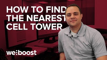 How to find the nearest cell tower | weBoost