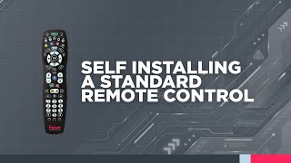 Self installing a Standard Remote Control_FisionTV