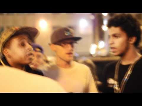 Mac Miller confronted about stolen beat and runs away at S.O.B.s NYC (9/8/10)