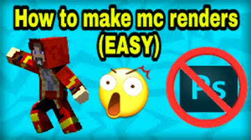 How to make minecraft renders on phone (EASY) without photoshop.