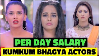 Per Day Salary of ” Kumkum Bhagya ” Actors in 2020