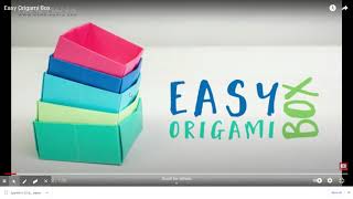 2 Origami Box Designs Watch Slower Or Pause- Mrs. Vetsch