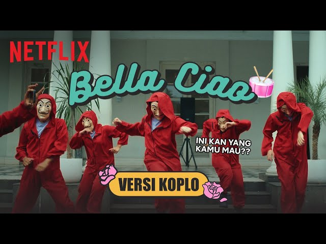 JOGEDIN! Bella Ciao Versi KOPLO | Money Heist | #Shorts class=