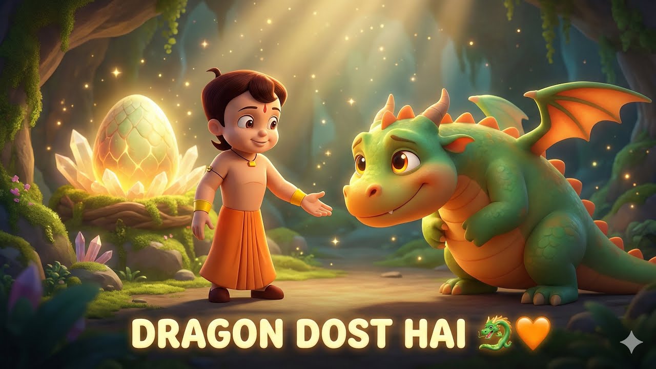 Chhota Bheem 🧡 | Dragon on Dholakpur 🐉 | Emotional New Episode | Hindi Cartoon 