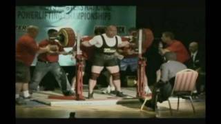 Scott Roberts - 2005 USAPL National Masters, 2nd Squat Attempt - 683 lbs.