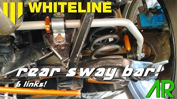 WHITELINE REAR ADJUSTABLE ANTI-ROLL / SWAY BAR & END LINKS INSTALL! | FOCUS RS