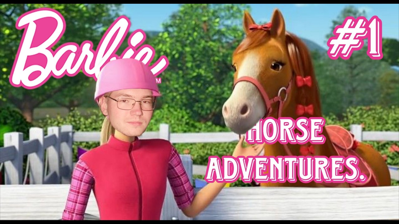 ЗАВИСТНИКИ УКРАЛИ ЛОШАДЬ ИЗ НАШЕГО КОЛХОЗА! Barbie Horse Adventures #1