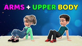 SIMPLE KIDS EXERCISES FOR ARMS AND UPPER BODY