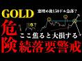 ⚠️ゴールド"続落要警戒"。焦ると大損する"危険ライン"はここ【XAUUSD分析】