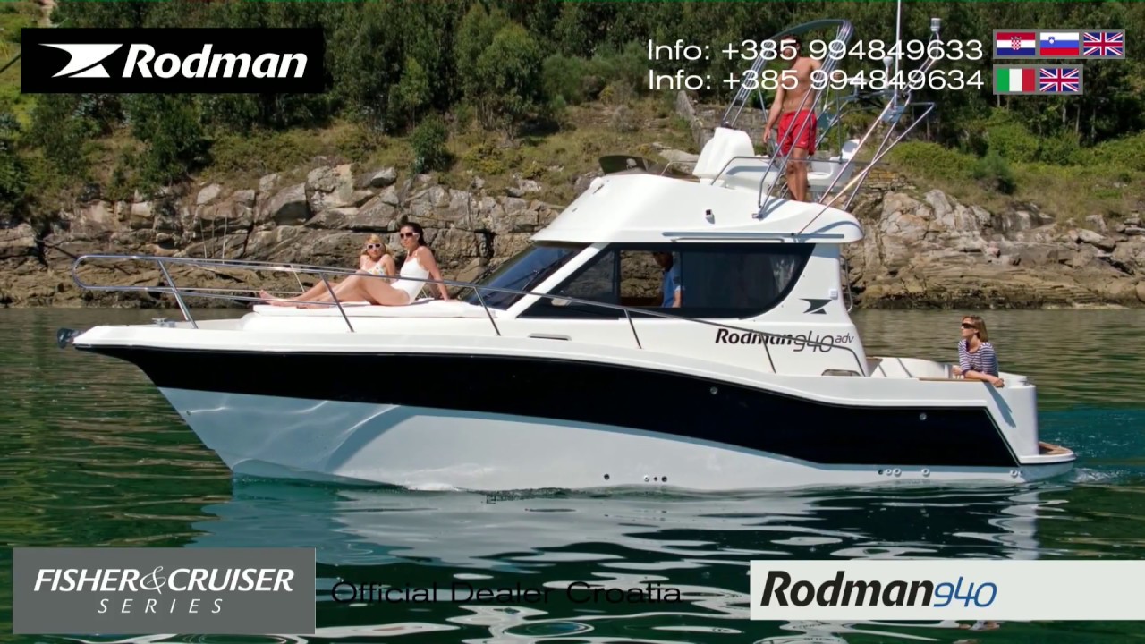 RODMAN 940 FISHER MASTER NAUTIKA OFFICIAL DEALER CROATIA YouTube