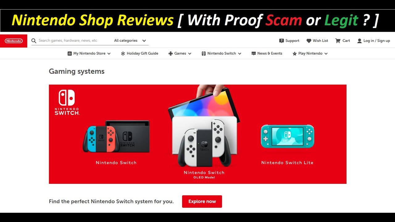 Nintendo Shop Reviews [ With Proof Scam or Legit ? ] Nintendo ...