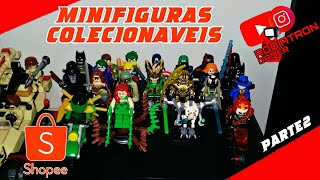 UNBOXING DE MAIS 10 MINIFIGURAS (LEGO) COMPRADAS NA SHOPEE!!!