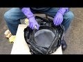 Stripping a cast iron skillet with easyoff oven cleaner  plus seasoning  maintenance