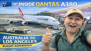 Inside Qantas A380 ✈️ Australia to Los Angeles Flight Experience (Full Travel Vlog)