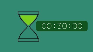 30 second sand timer for GAMES - countdown - with BUZZER hourglass