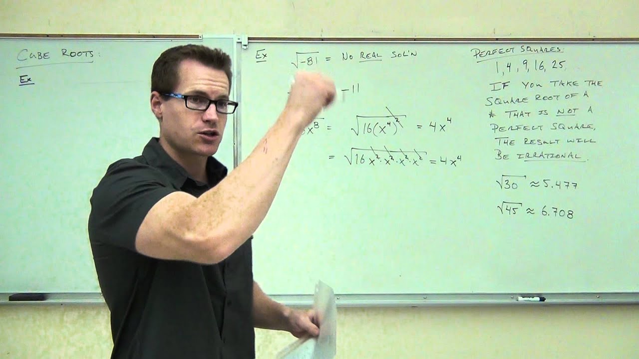 video phone beyonce mp3 Intermediate Algebra Lecture 10.1: An Introduction to Radicals (Roots) and Radical Functions