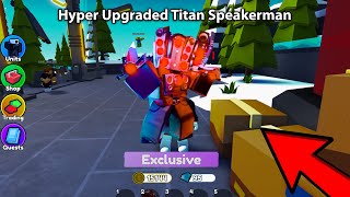 OMG I GOT HYPER UPGRADED TITAN SPEAKERMAN🤩 | Skibidi Toilet Tower Defense EPISODE 70 Titans Update