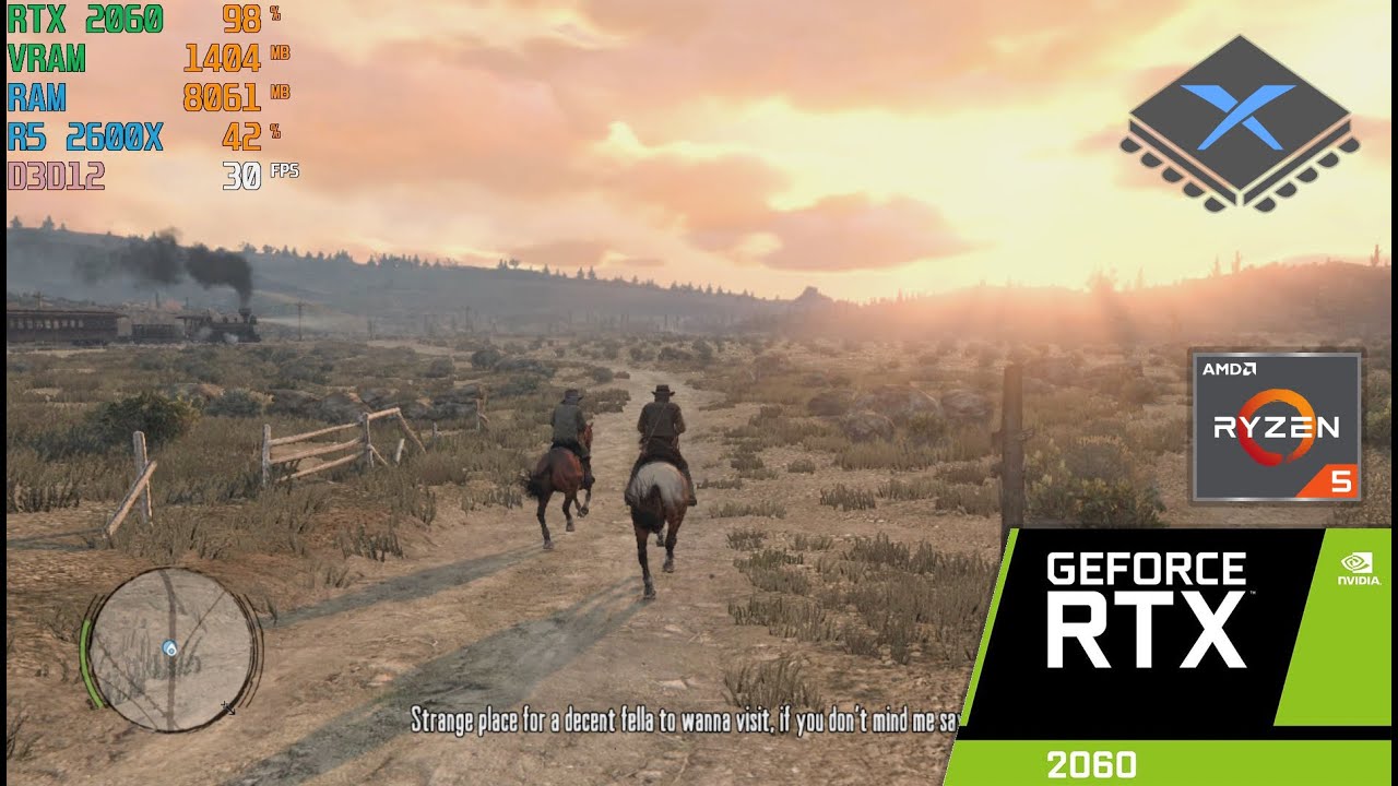 Red Dead Redemption Xenia - Benchmark Test (RTX 2060 Ryzen 2600X) - YouTube