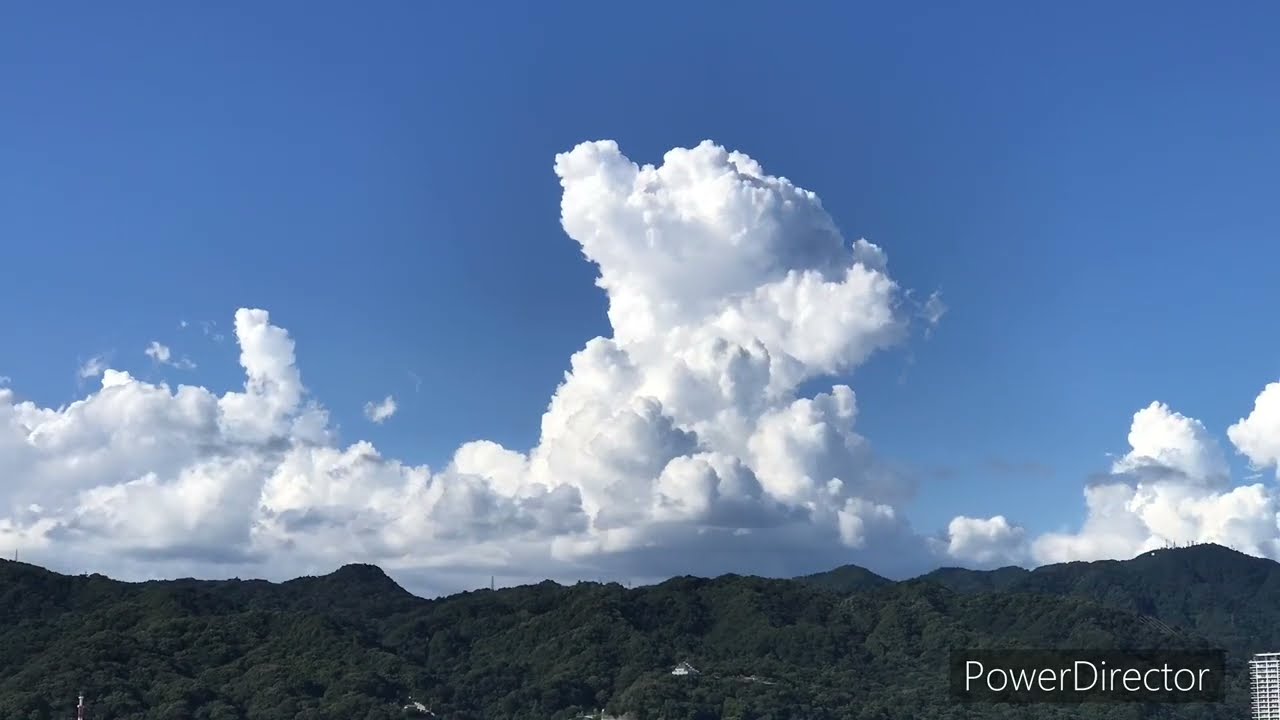 「入道雲」 入道雲：イラスト無料