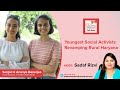 Youngest social activist from haryana  i sanjoli  ananya banerjee share their story socialactivist