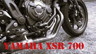 YAMAHA XSR 700. Экспресс-обзор. Японский заводской скрамблер в стиле 70-х на базе Yamaha MT-07.