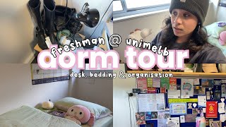 2025 DORM ROOM TOUR 🌟 cute bedding set, organisation, desk tour @ the uni of melbourne