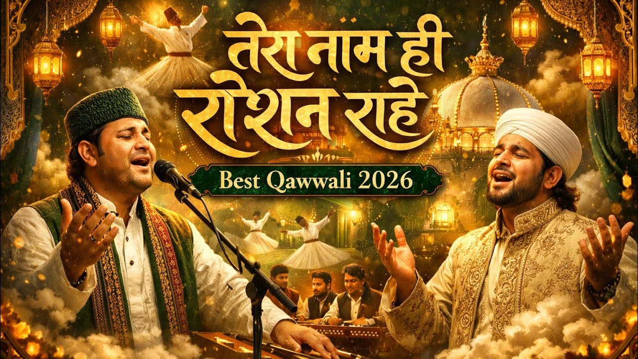 Tera Naam Hi Roshan Rahe | Heart Touching Sufi Qawwali 2026 | Soulful Islamic Devotional Song ✨🕊️