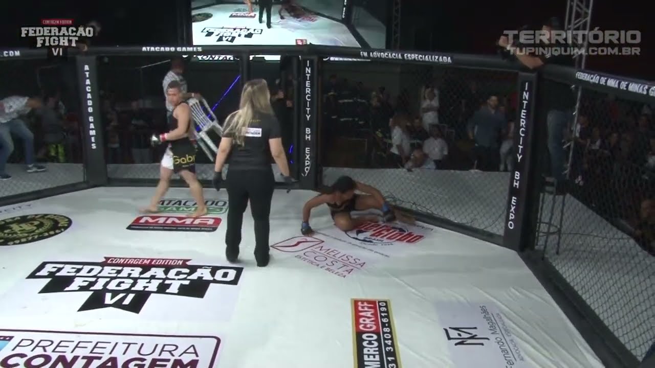 Gabi vs Erica - Federação Fight VI Contagem Edition