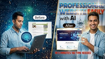 AI দিয়ে ৫ মিনিটে প্রফেশনাল ওয়েবসাইট বানান! No Coding Needed 🔥