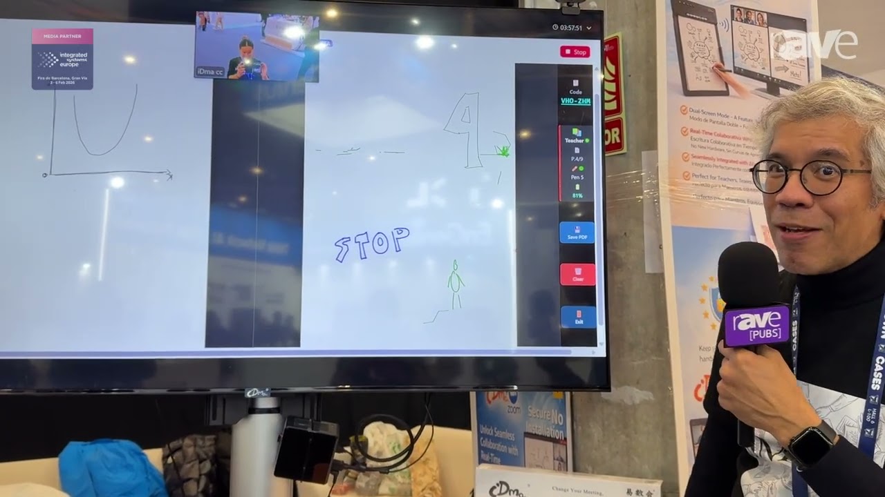 ISE 2026: iDma Showcases Smart Handwritten Notebook for Meetings and Conferencing