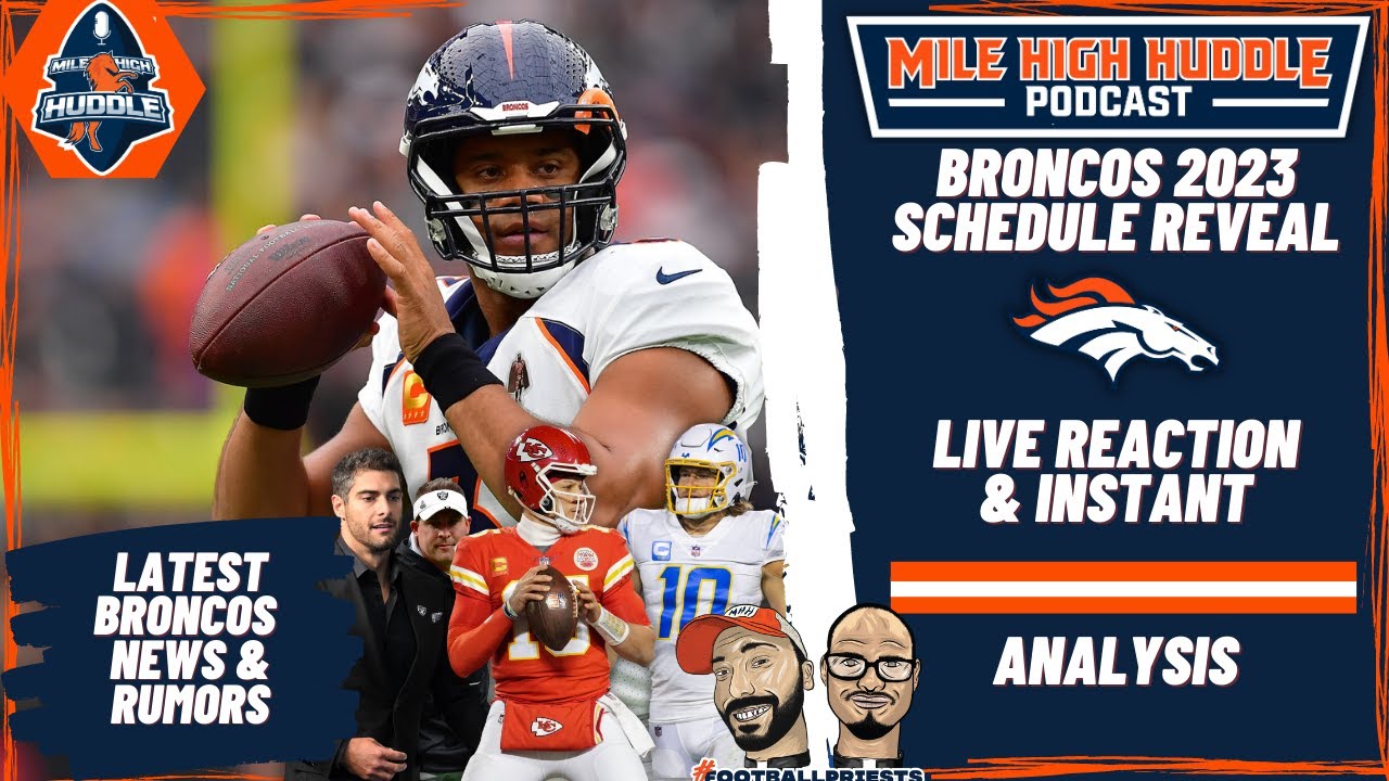 Denver Broncos 2023 schedule: All 17 games announced by NFL