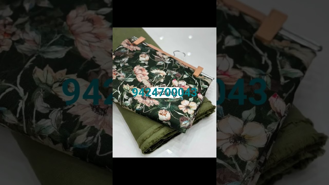 Muslin printed matching suits