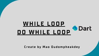 🔴LIVE Dart Lesson | While and do while loop ,break, continue in Dart