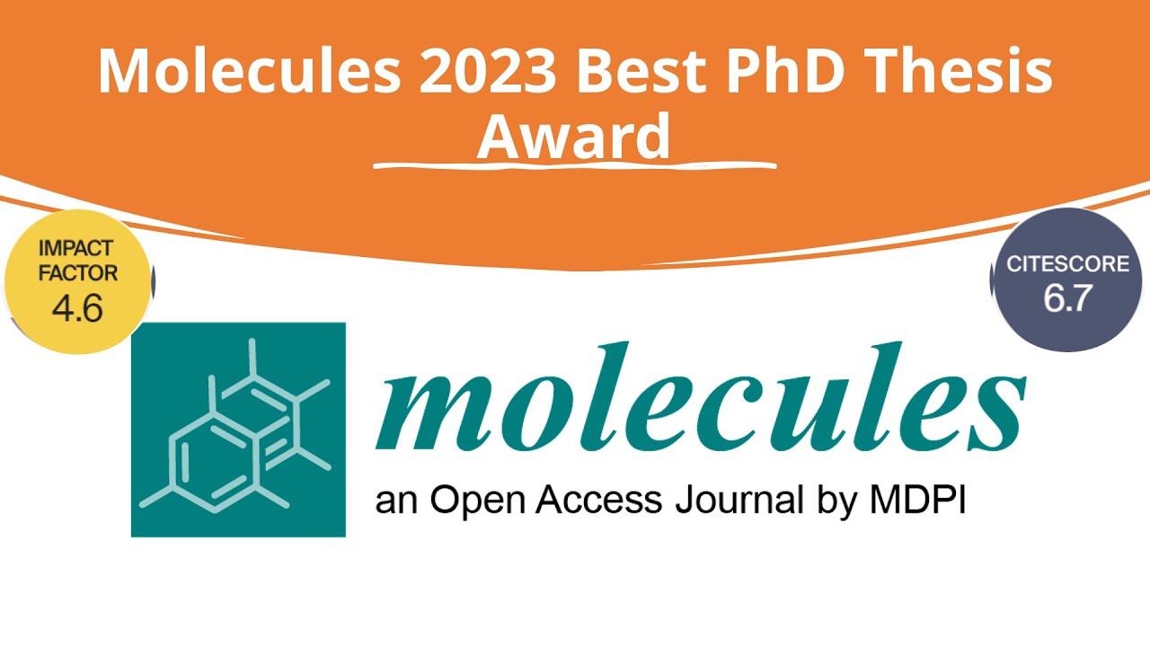 molecules 2022 best phd thesis award