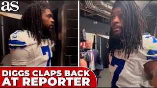COWBOY'S star TREVON DIGGS claps back at reporter with bold 'DEEZ NUTS' retort!