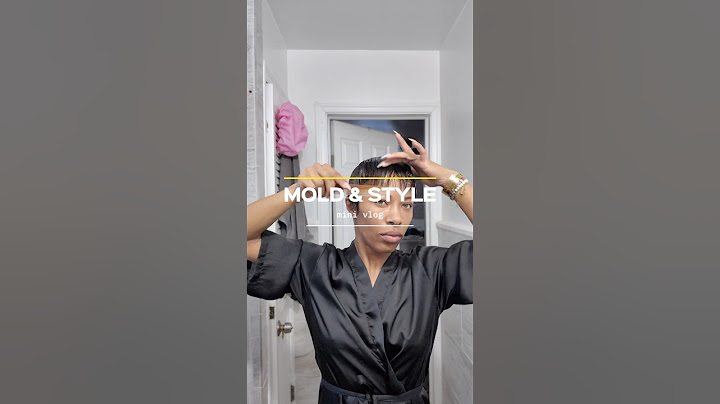 Let’s mold & style my pixie! #pixiecut #blackgirlhairstyle