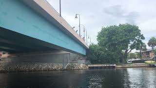 Guy swings on rope swing and crashes