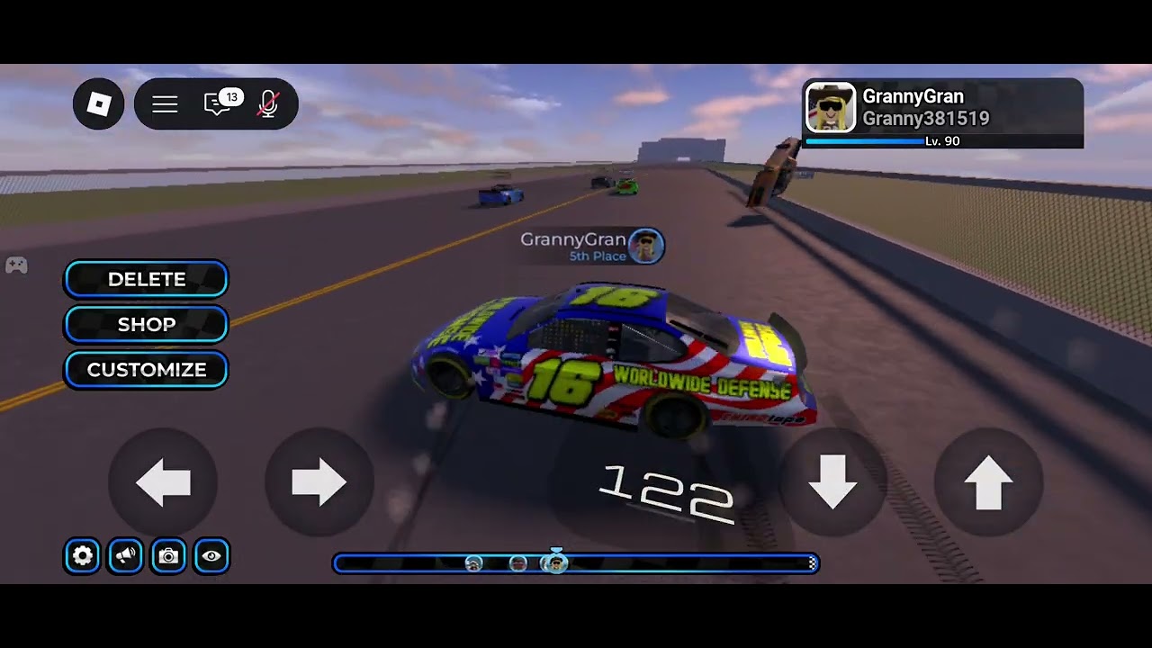 Quick race in Backstretch Battles 