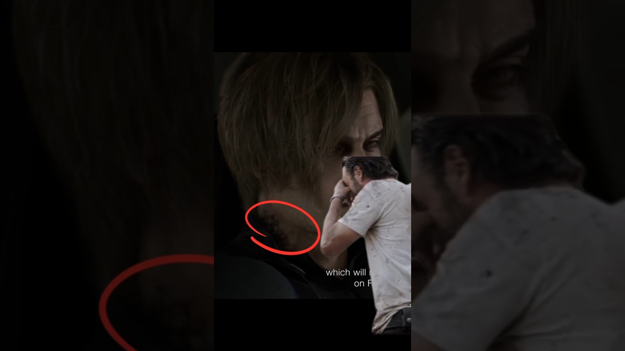 Leon si est&aacute; infectado 😭 #residentevil #shorts #fyp