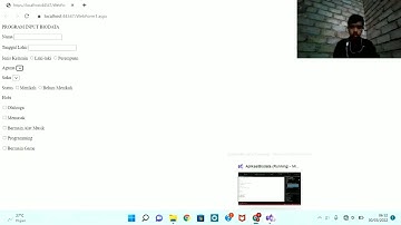 Tugas 2: Membuat aplikasi input Biodata menggunakan ASP.NET Web Application | Pemrograman Visual 2