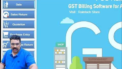 Sales return auto deduction option Raintech POS Billing software 2020